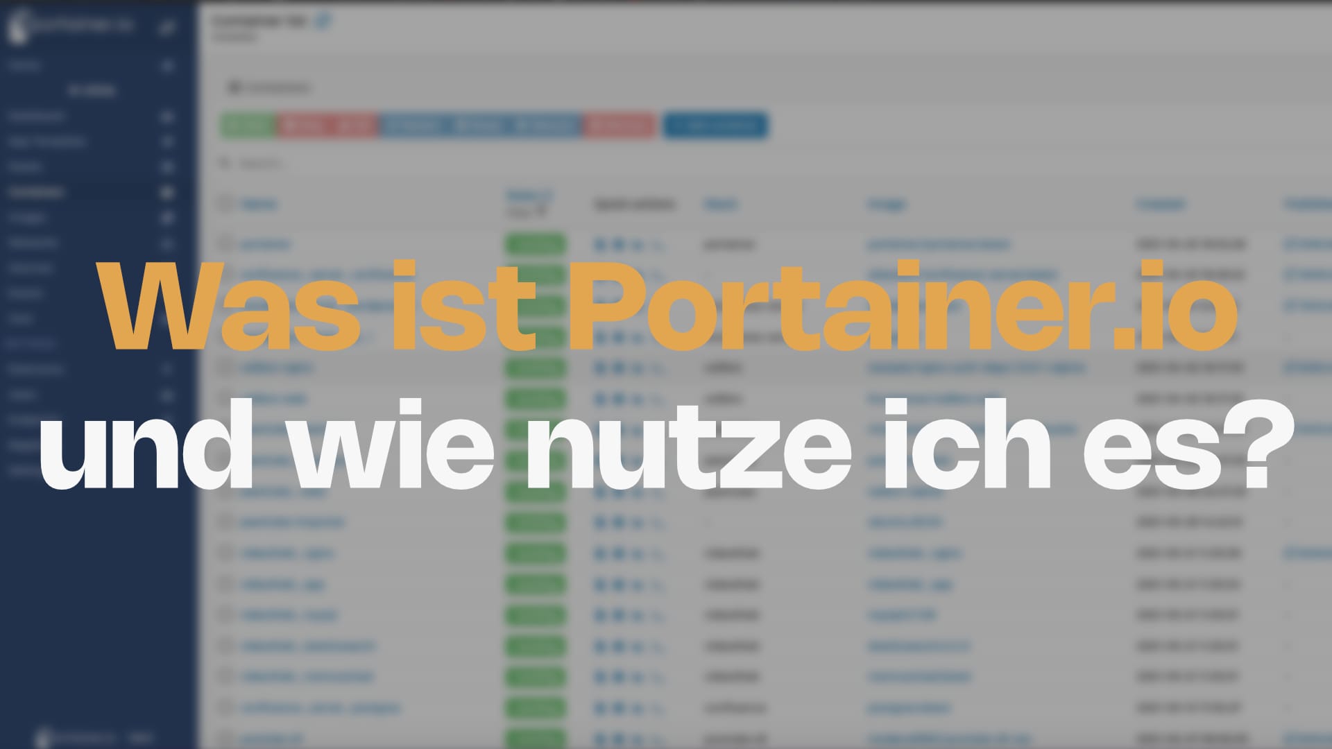 Was ist Portainer und wie nutze ich es richtig?
